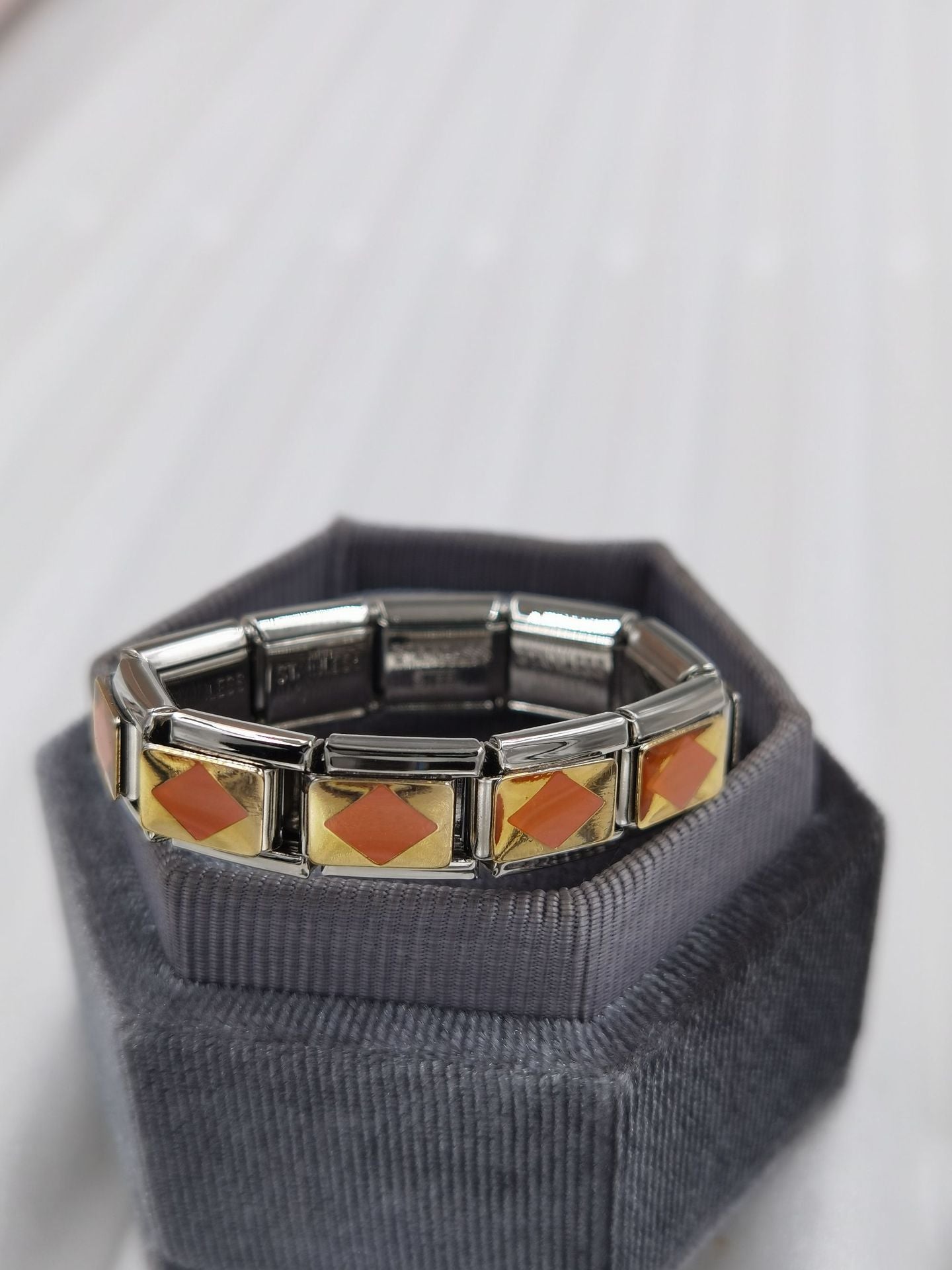 Wholesale Italian Charm Bracelet DIY Module Splicing Stainless Steel Bracelet Accessories Charms